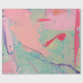 Meerkleurige olie verft textuur. Abstracte art bac Cadeaupapier (Vlak)