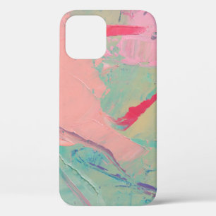 Meerkleurige olie verft textuur. Abstracte art bac Case-Mate iPhone Case