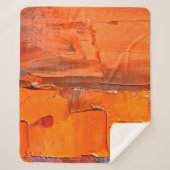 Meerkleurige olie verft textuur. Abstracte art bac Sherpa Deken (Voorkant)