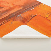 Meerkleurige olie verft textuur. Abstracte art bac Sherpa Deken (3/4)