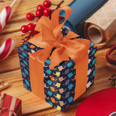 Meerkleurige olifant Cartoon Cadeaupapier