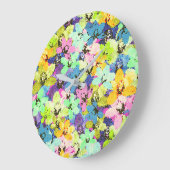 meerkleurige orchidee-mozaïek, grote klok (Hoek)