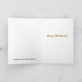 Meerkleurige orgelpijpen Kerstkaart Feestdagen Kaart (Binnen)