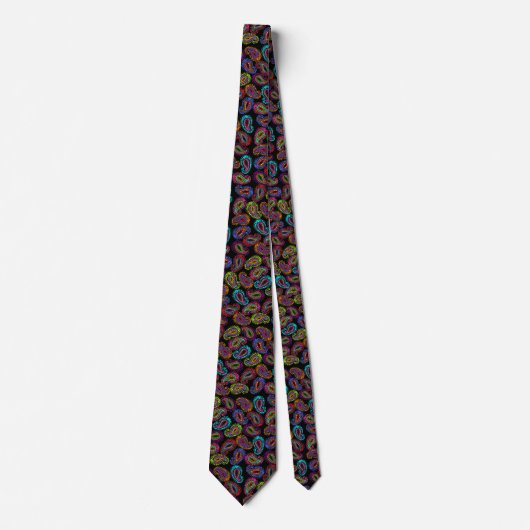 Meerkleurige Paisley Das (Voorkant)