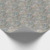 Meerkleurige Paisley Hand-getrokken print Cadeaupapier (Hoek)