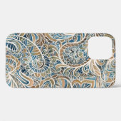 Meerkleurige Paisley Hand-getrokken print Case-Mate iPhone Case (Achterkant (horizontaal))