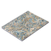Meerkleurige Paisley Hand-getrokken print Notitieboek (Linkerzijde)