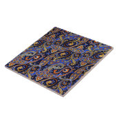 Meerkleurige Paisley Pattern Ceramic Tegel Tegeltje (Zijkant)