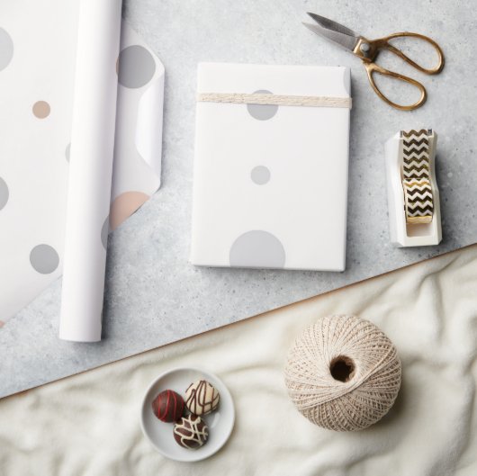 Meerkleurige pastelstippen cadeaupapier (Crafts)