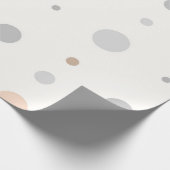 Meerkleurige pastelstippen cadeaupapier (Hoek)