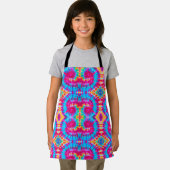 Meerkleurige patronen Stropdas-kleurstofscherm Schort (Insitu)