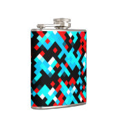 Meerkleurige patroonkoel heupfles (Rechts)