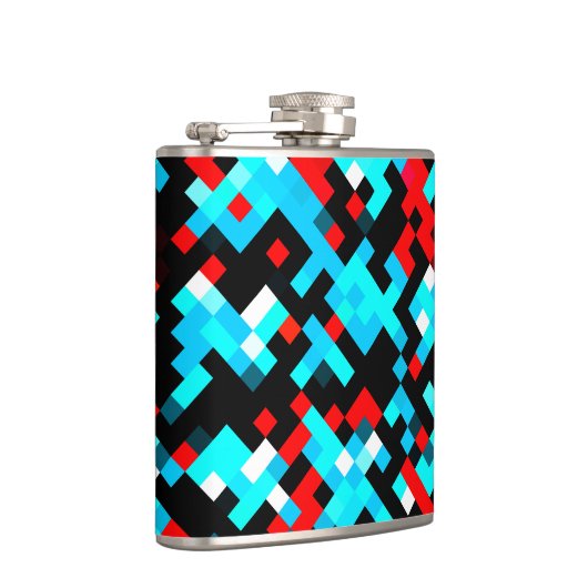 Meerkleurige patroonkoel heupfles (Rechts)