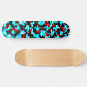 Meerkleurige patroonkoel skateboard (Horizontaal)