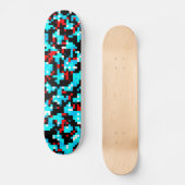 Meerkleurige patroonkoel skateboard (Voorkant)