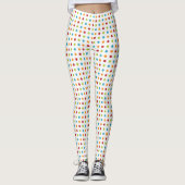 Meerkleurige pokadop leggings (Voorkant)