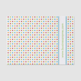 Meerkleurige pokadop tissuepapier