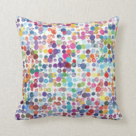 Meerkleurige Polka Spot Pillow Kussen