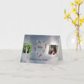 Meerkleurige pols-printheindog sympathie kaart (Gele Bloem)