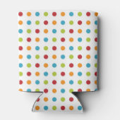 Meerkleurige poolpunten blikjeskoeler (Achterkant)