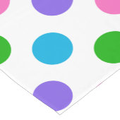 Meerkleurige poolpunten korte tafelloper (Hoek)