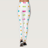 Meerkleurige poolpunten leggings (Achterkant)