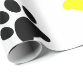 Meerkleurige Pootafdrukken Cadeaupapier (Rol Hoek)