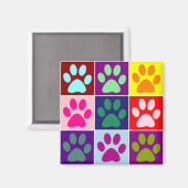 Meerkleurige poten magneet (Voorkant / Achterkant)