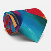 Meerkleurige prisma-Stropdas Stropdas (Opgerold)