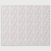 Meerkleurige puntachtergrond cadeaupapier (Vlak)