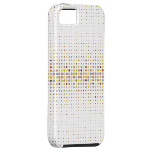 Meerkleurige puntachtergrond Case-Mate iPhone case (Back/Rechts)