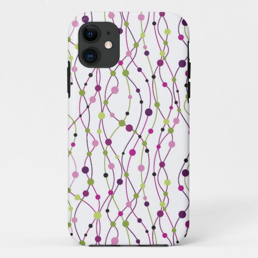 Meerkleurige puntachtergrond Case-Mate iPhone case (Achterkant)