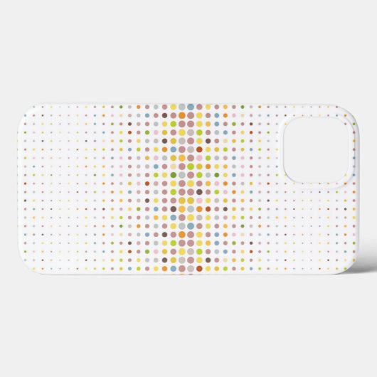 Meerkleurige puntachtergrond Case-Mate iPhone case (Achterkant (horizontaal))