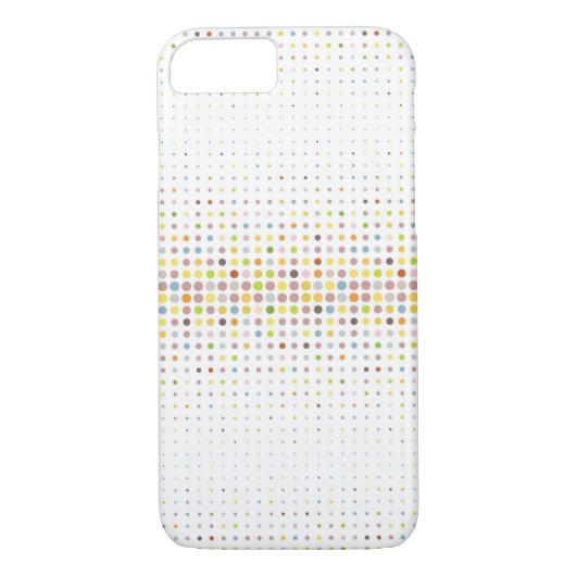 Meerkleurige puntachtergrond Case-Mate iPhone case (Achterkant)