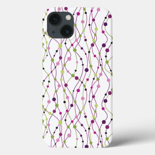 Meerkleurige puntachtergrond Case-Mate iPhone case (Achterkant)