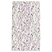 Meerkleurige puntachtergrond klein cadeauzakje (Voorkant)