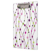 Meerkleurige puntachtergrond klembord (Links)