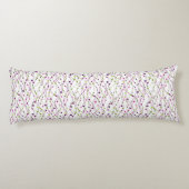 Meerkleurige puntachtergrond lichaamskussen (Achterkant)