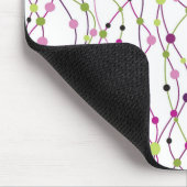 Meerkleurige puntachtergrond muismat (Hoek)