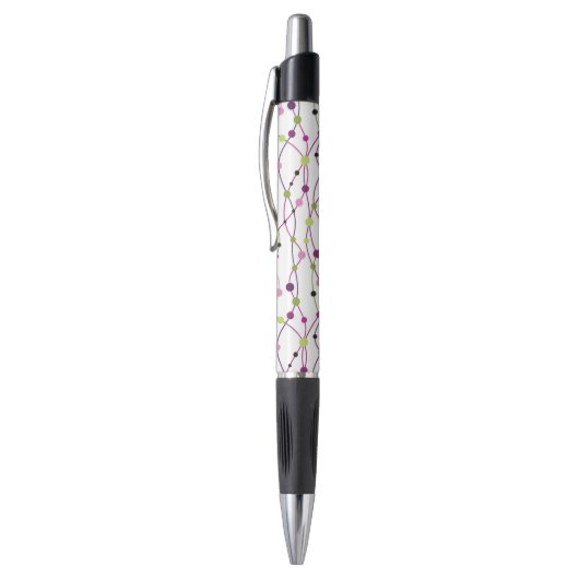 Meerkleurige puntachtergrond pen (Top (Verticaal))