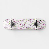 Meerkleurige puntachtergrond persoonlijk skateboard (Horizontaal)