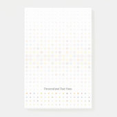 Meerkleurige puntachtergrond post-it® notes (Voorkant)