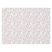 Meerkleurige puntachtergrond tafelkleed (Voorkant (Horizontaal))