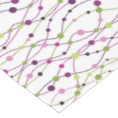 Meerkleurige puntachtergrond tafelkleed (Gekanteld)