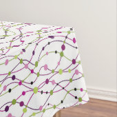Meerkleurige puntachtergrond tafelkleed (Voorbeeld)