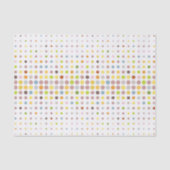 Meerkleurige puntachtergrond tissuepapier (Voorkant)