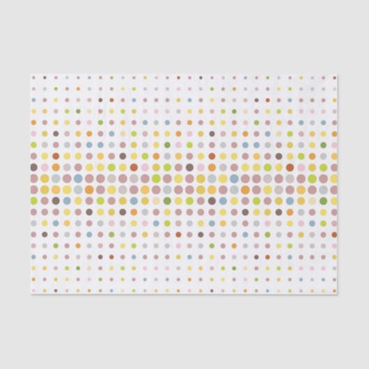 Meerkleurige puntachtergrond tissuepapier (Voorkant)