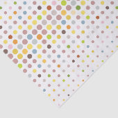 Meerkleurige puntachtergrond tissuepapier (Detail)