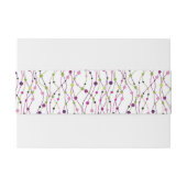 Meerkleurige puntachtergrond uitnodigingen wikkel (Achterkant Voorbeeld)