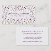 Meerkleurige puntachtergrond visitekaartje (Voorkant / Achterkant)